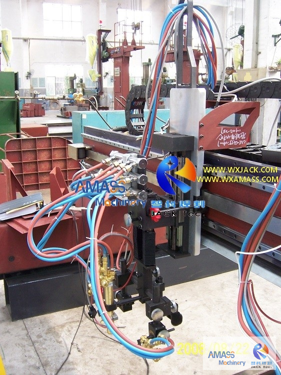 دستگاه برش صفحه شعله نوار CNC دو درایو CG5000 پایدار